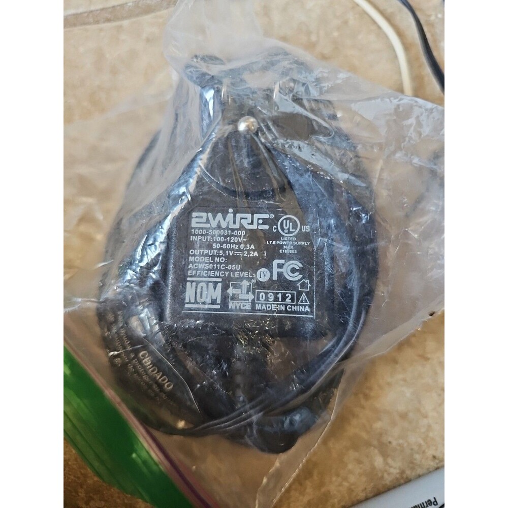 OEM 2wire AC Power Supply Adapter Modem ACWS011C-05U 2701HG-B 2700HG-B 1701HG